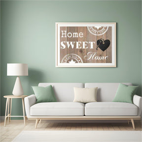 Diamond Painting Home Sweet Home Blank Hout 40x30cm – SEOS Shop ®
