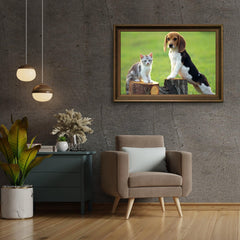 Diamond Painting Hond Met Kat - SEOS Shop ®