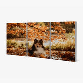 Diamond Painting Hond in het bos 3 luik - SEOS Shop ®