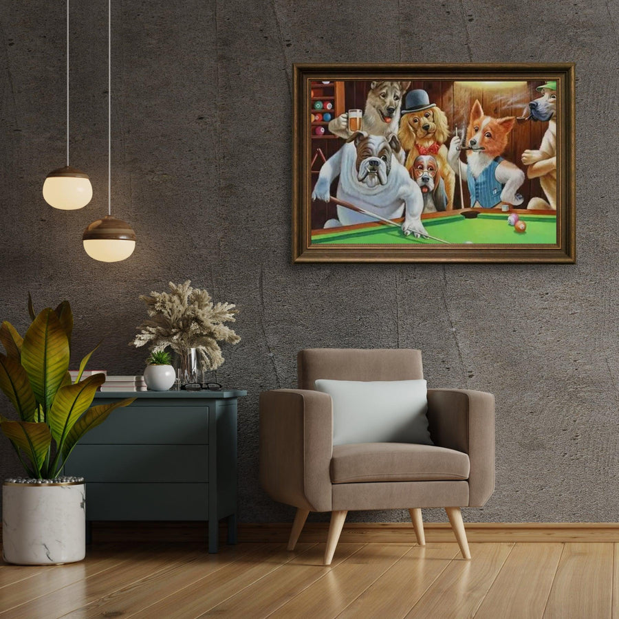 Diamond Painting Honden Spelen Pool - SEOS Shop ®