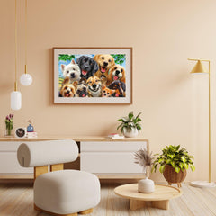 Diamond Painting Honden Tonen Tong - SEOS Shop ®