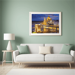 Diamond Painting Hongarije Stads Nacht - SEOS Shop ®