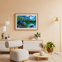 Diamond Painting Huis aan het meer - SEOS Shop ®