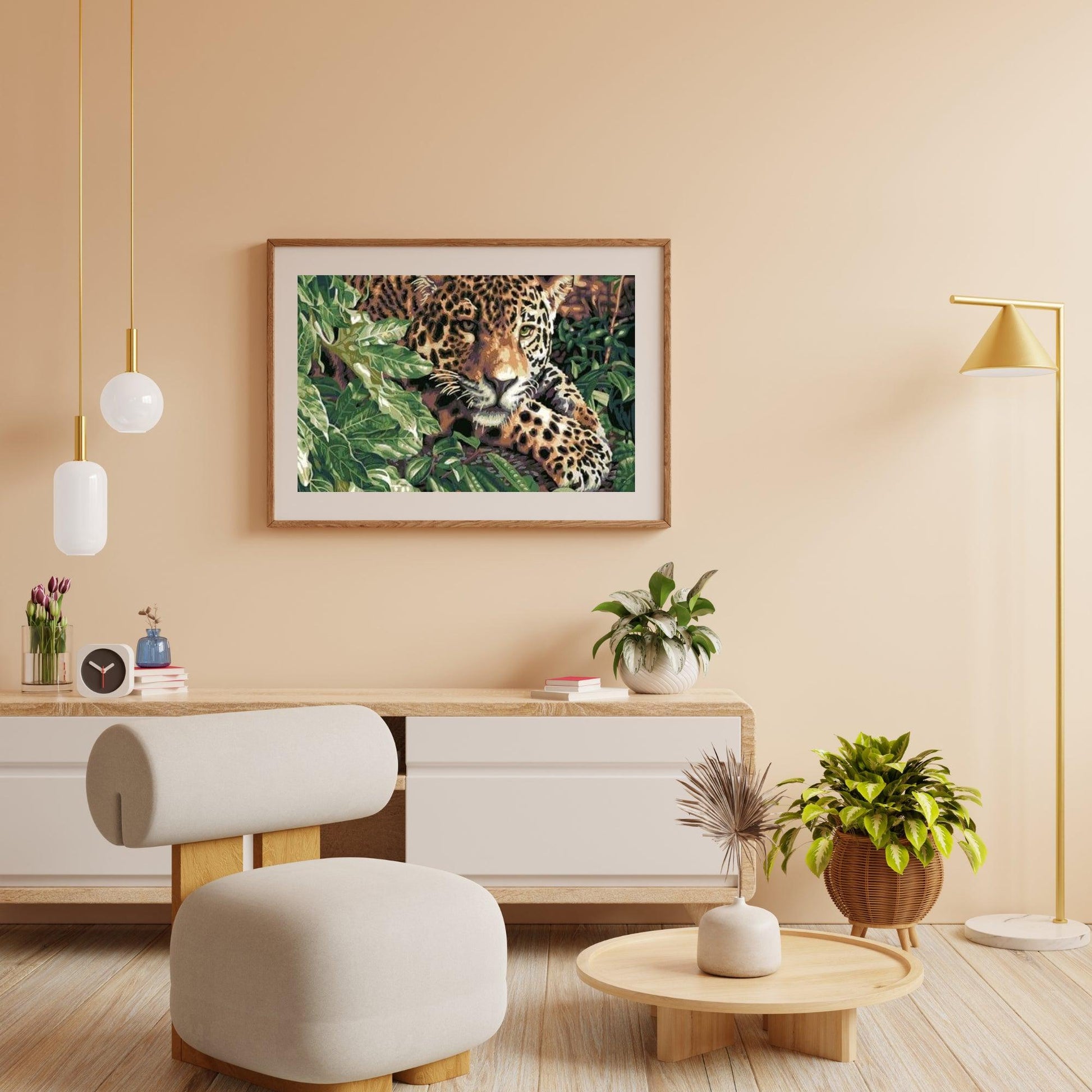 Diamond Painting Jachtluipaard Jungle 40x50 cm – SEOS Shop ®