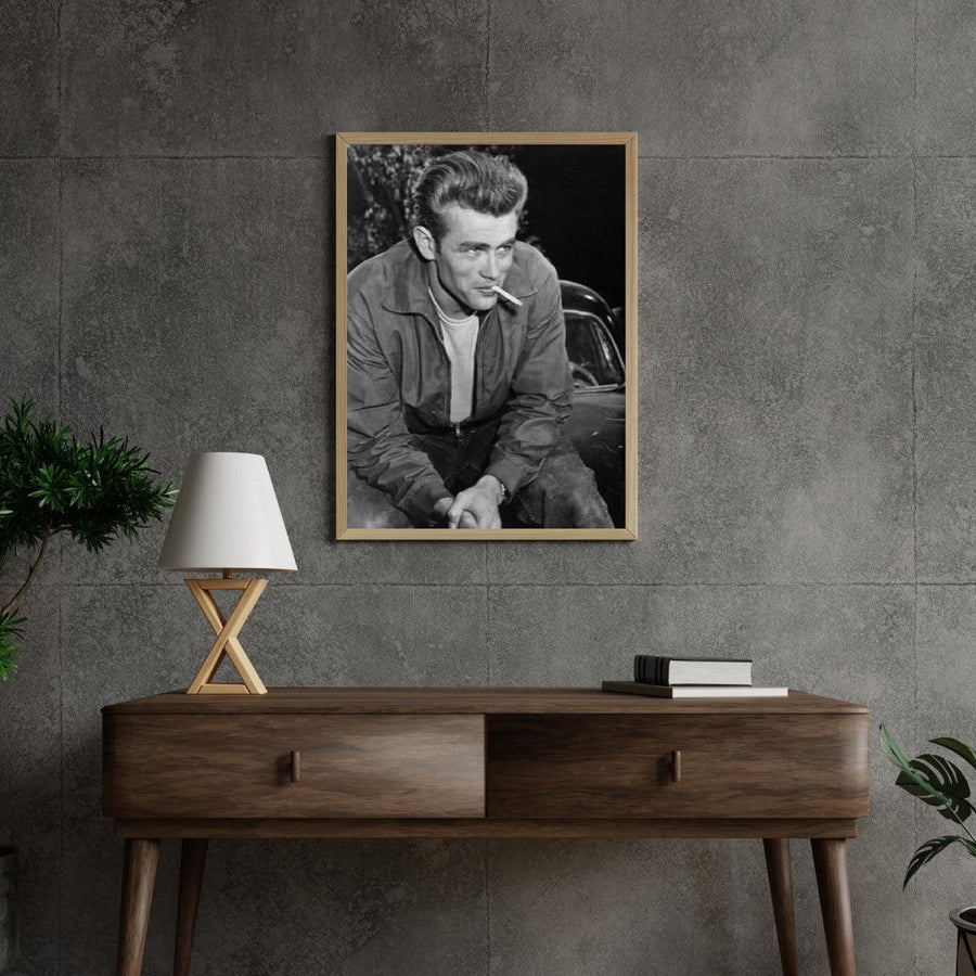 Diamond Painting James Dean zwart wit - SEOS Shop ®