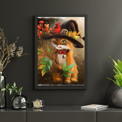 Diamond Painting Kat met hoed - SEOS Shop ®
