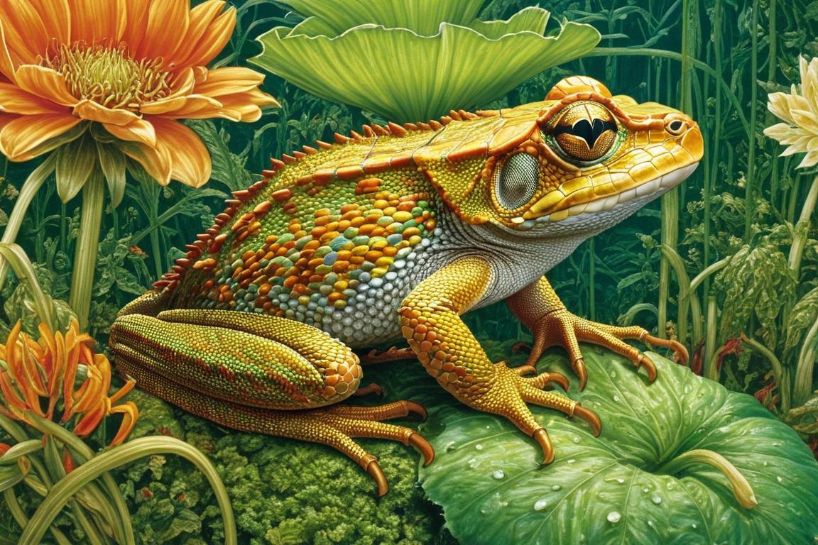 Diamond Painting Kikker op een blad - SEOS Shop ®