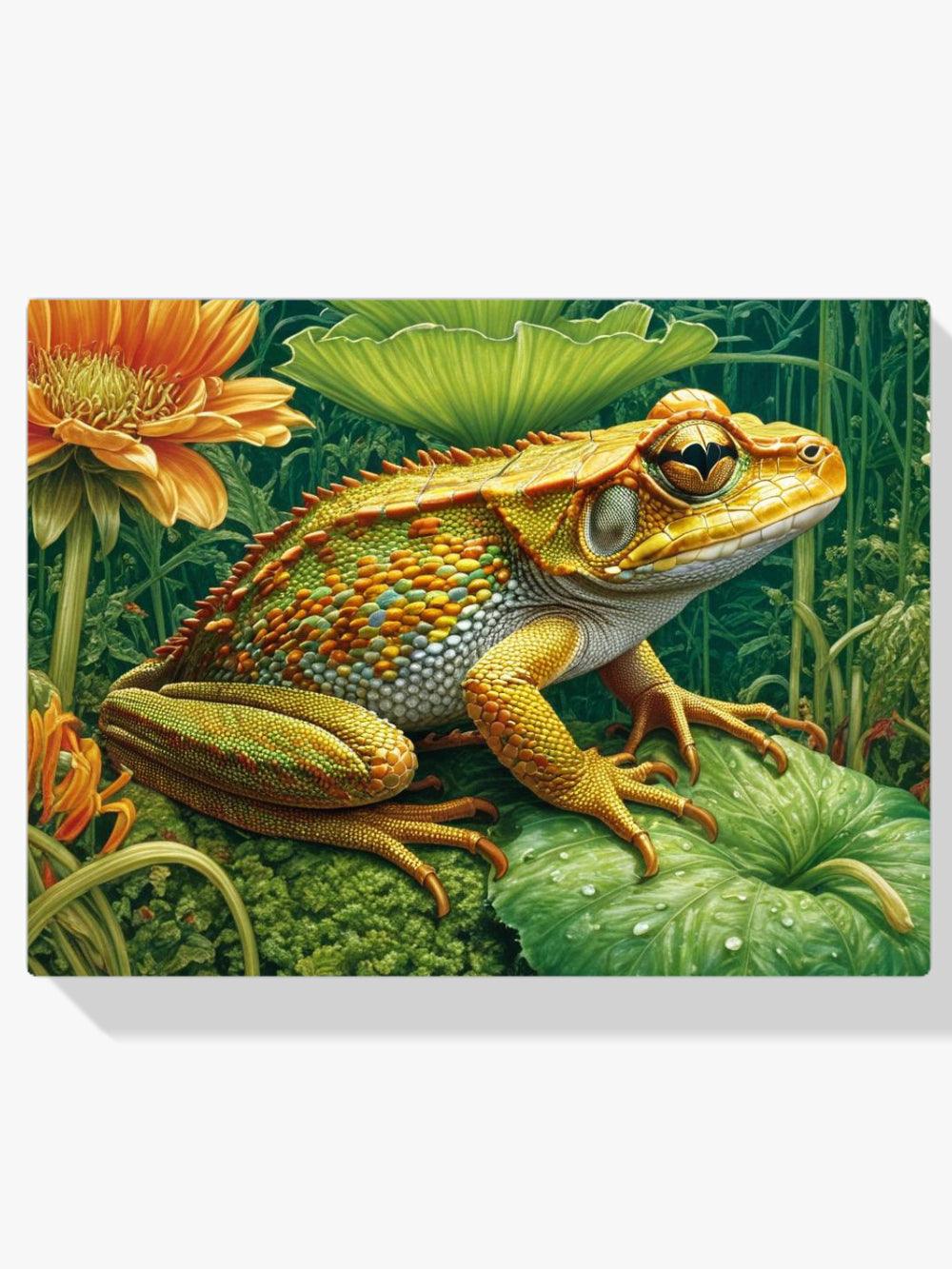 Diamond Painting Kikker op een blad - SEOS Shop ®