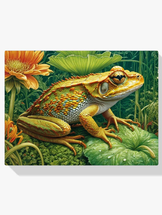 Diamond Painting Kikker op een blad - SEOS Shop ®