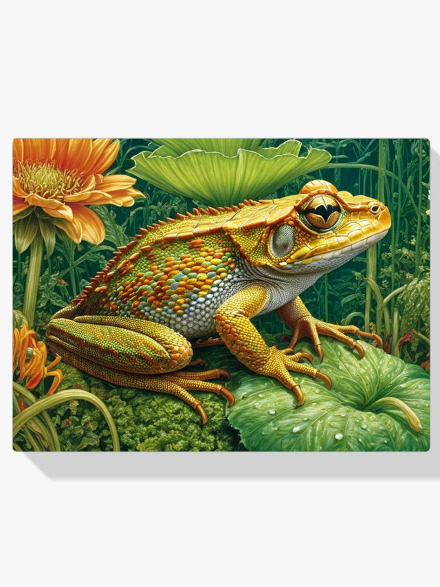 Diamond Painting Kikker op een blad - SEOS Shop ®