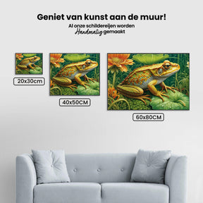Diamond Painting Kikker op een blad - SEOS Shop ®