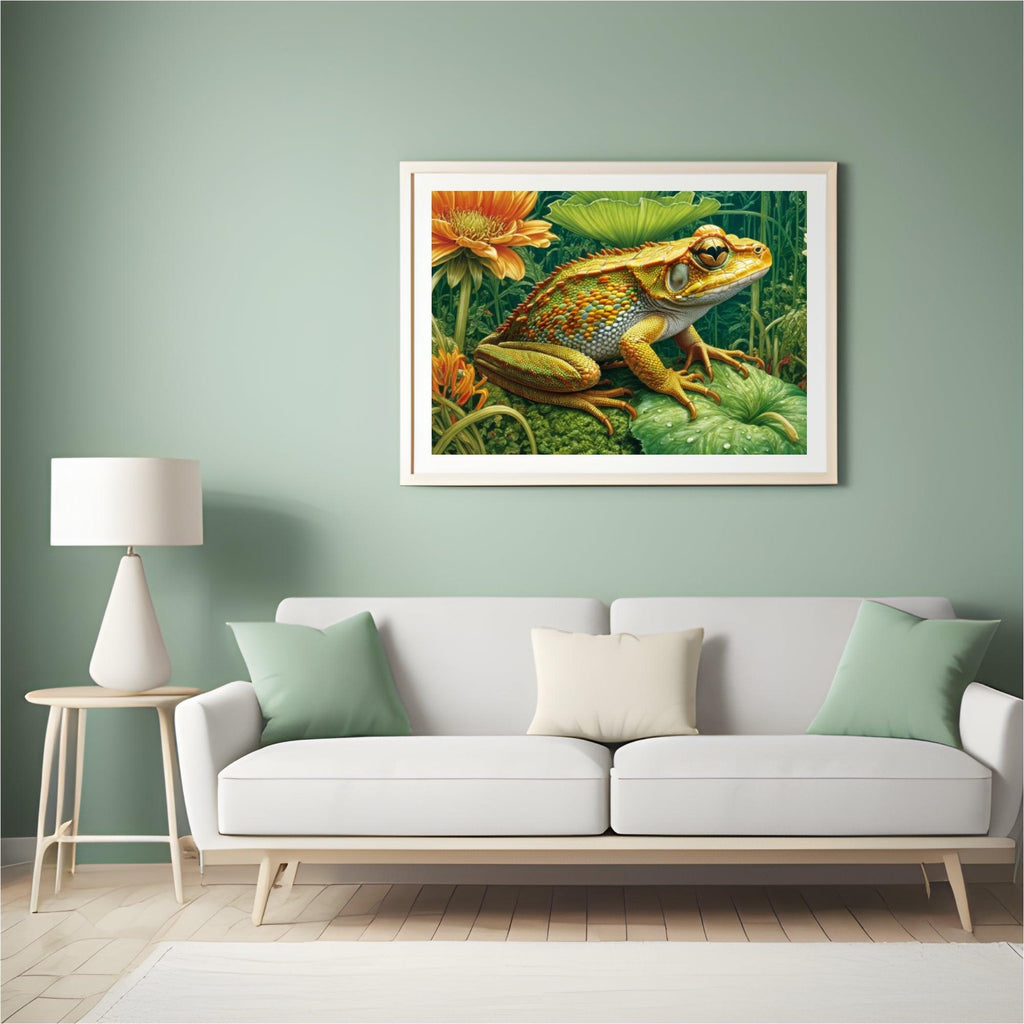 Diamond Painting Kikker op een blad - SEOS Shop ®