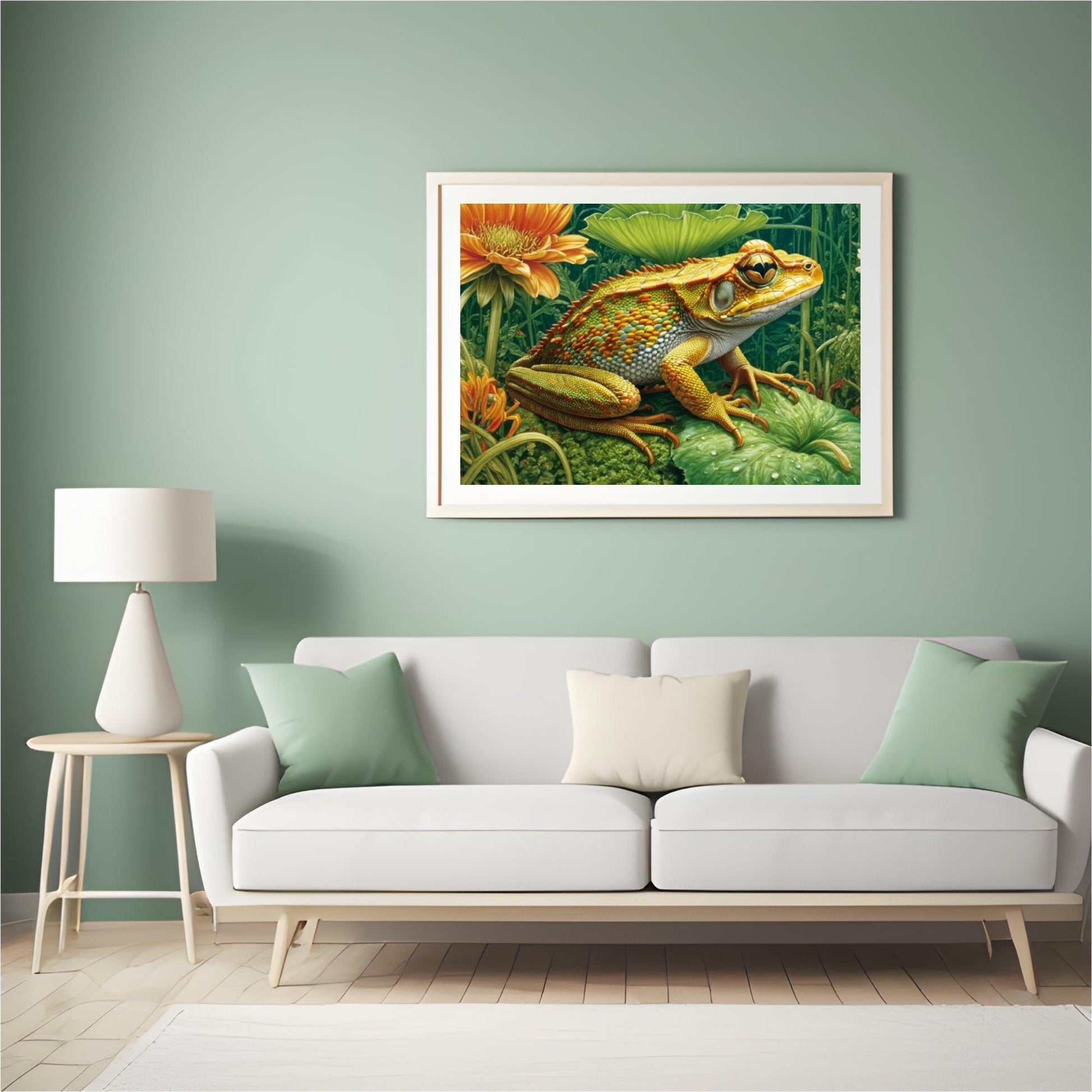Diamond Painting Kikker op een blad - SEOS Shop ®