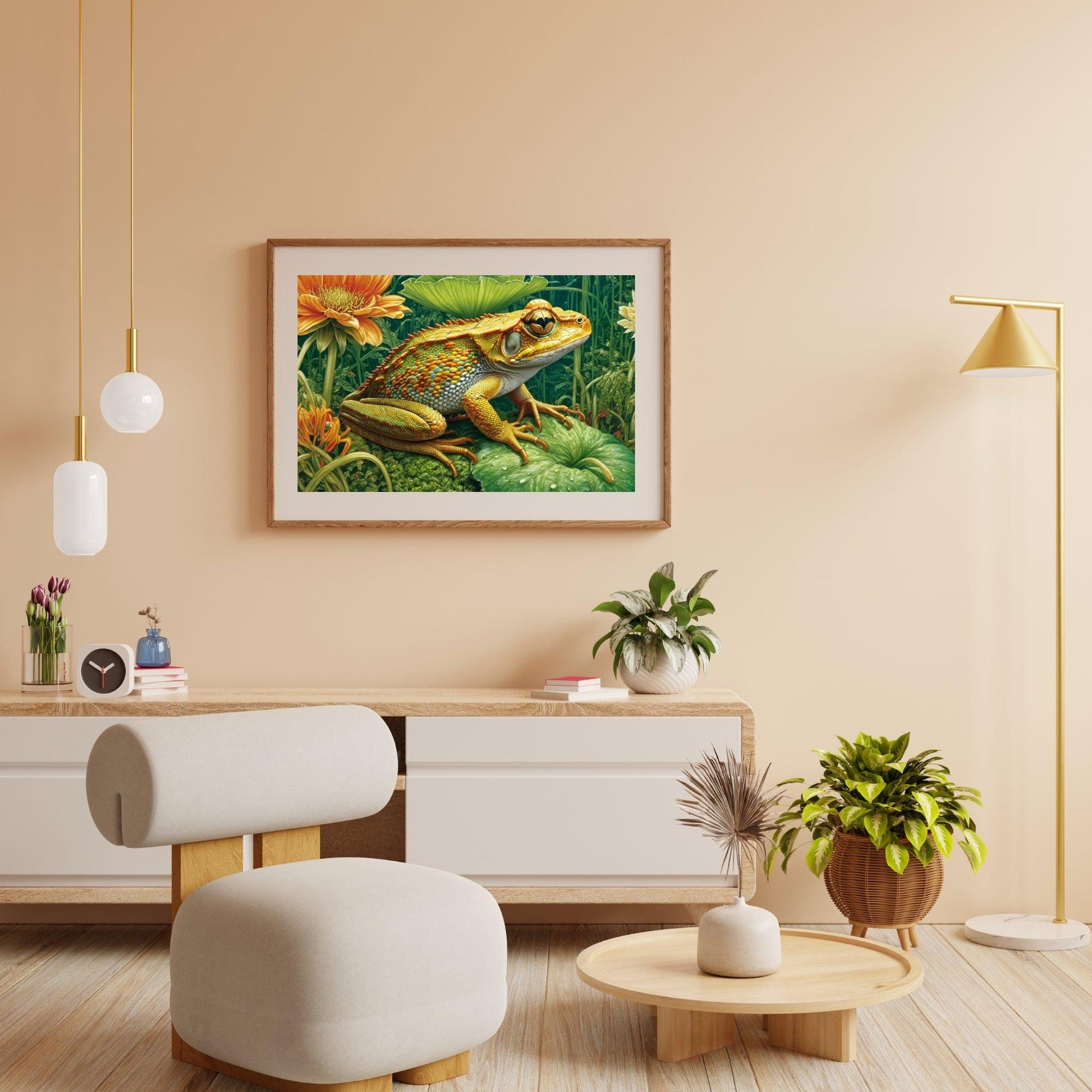 Diamond Painting Kikker op een blad - SEOS Shop ®