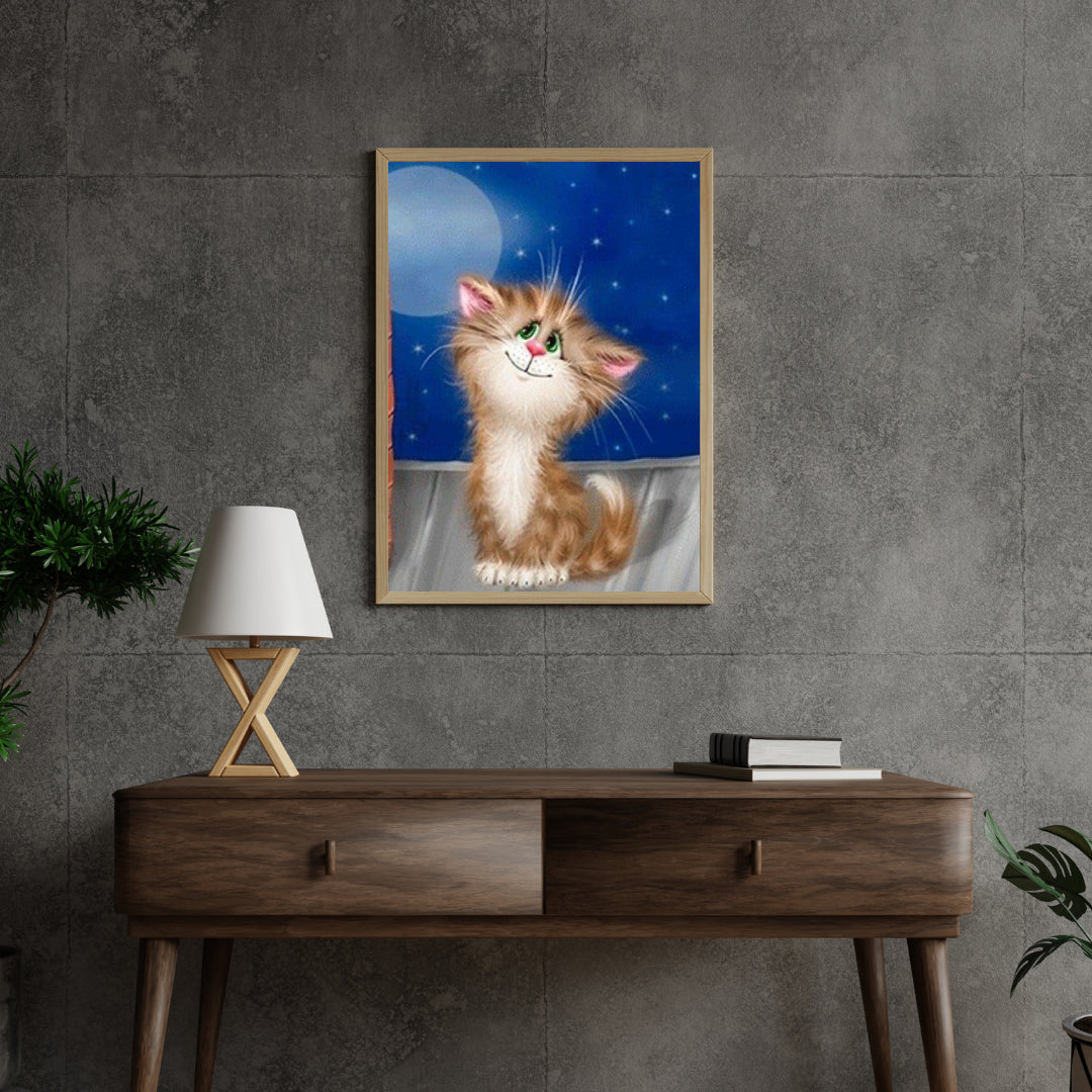 Diamond Painting Kitten bij Schoorsteen - SEOS Shop ®