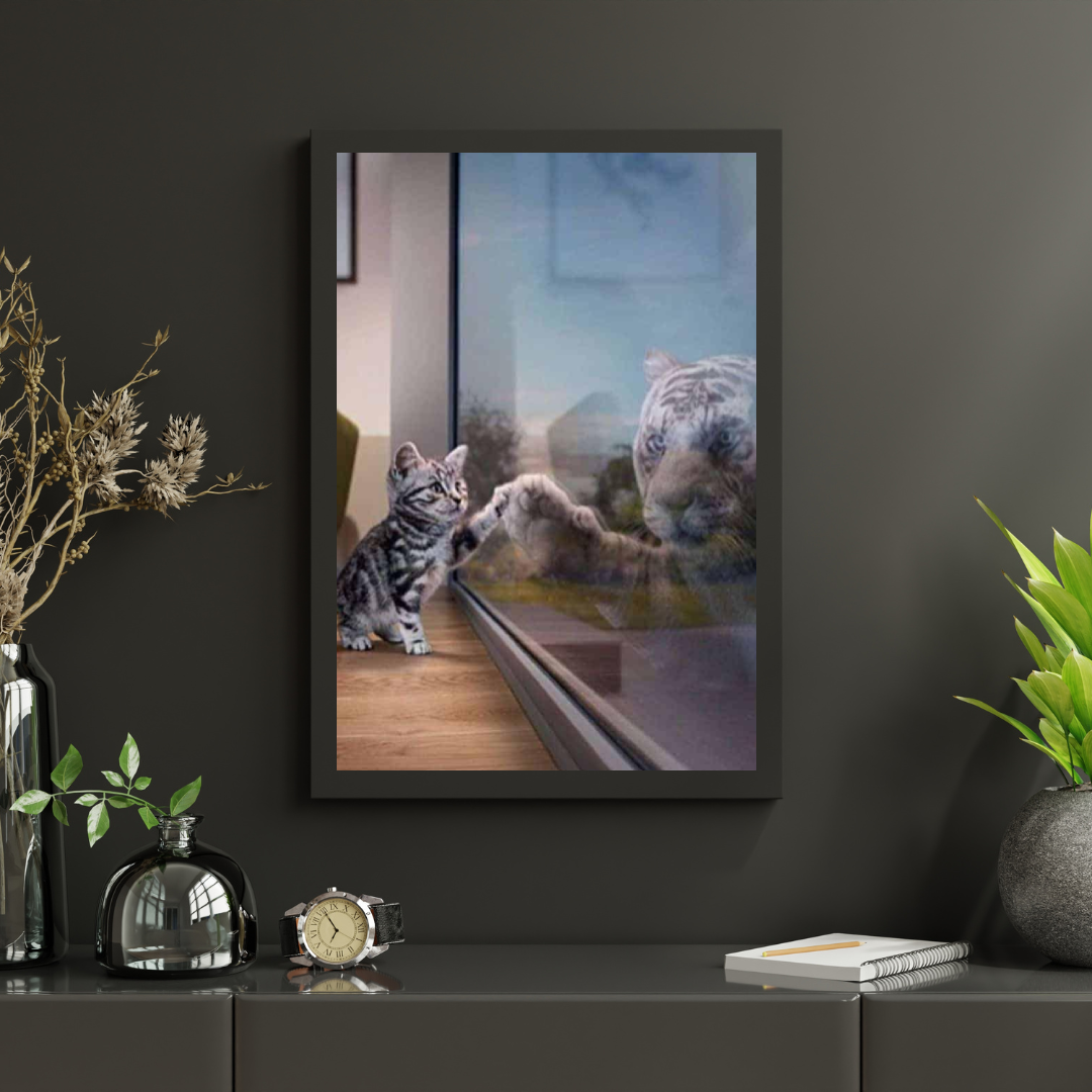Diamond Painting Kitten met Tijger – SEOS Shop ®