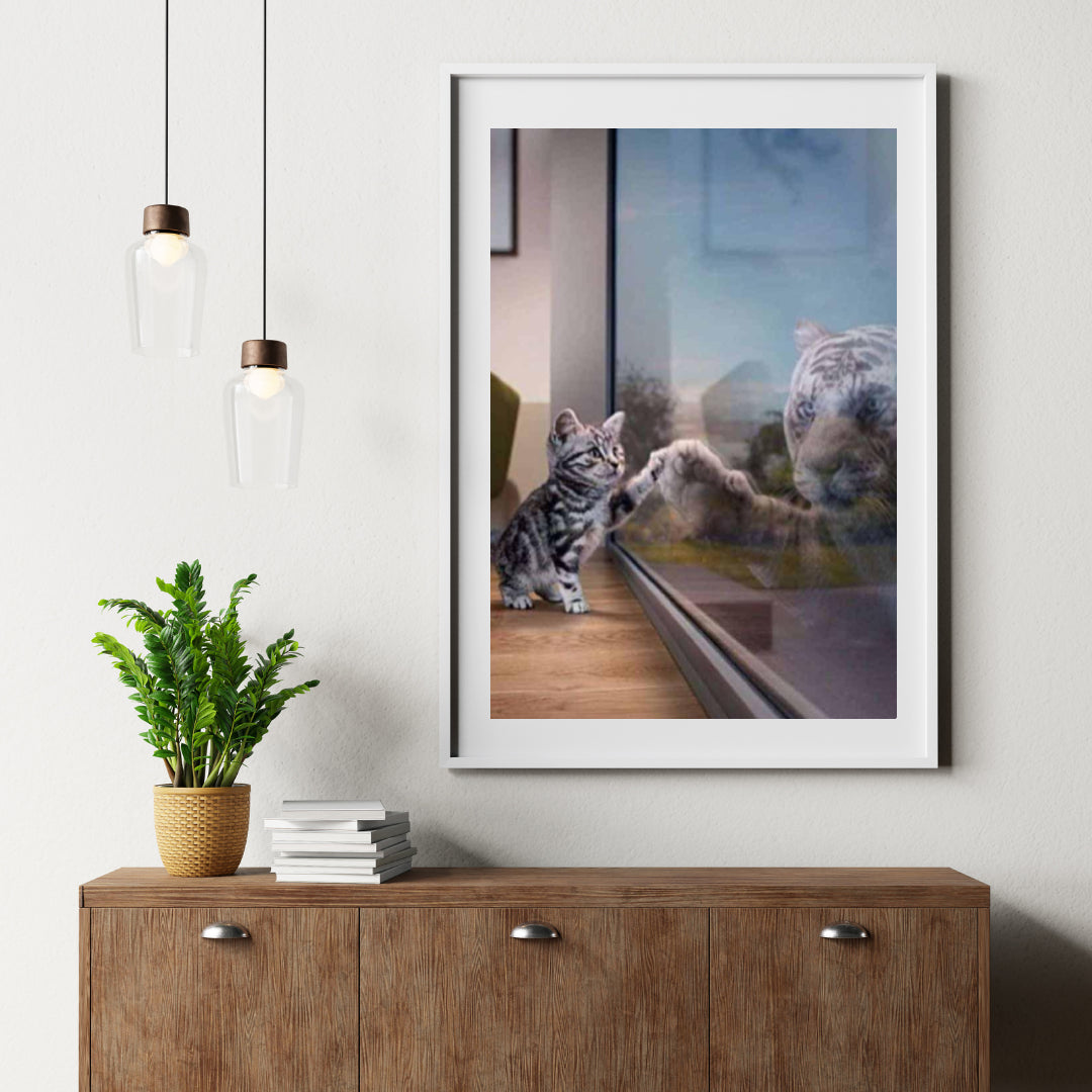 Diamond Painting Kitten met Tijger – SEOS Shop ®
