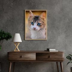 Diamond Painting Kitten met blauwe ogen - SEOS Shop ®