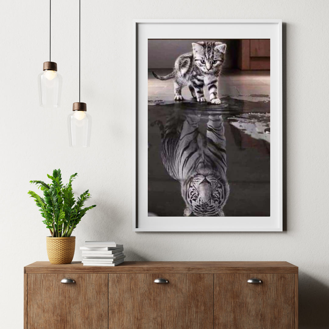 Diamond Painting Kitten naar Tijger  – SEOS Shop ®