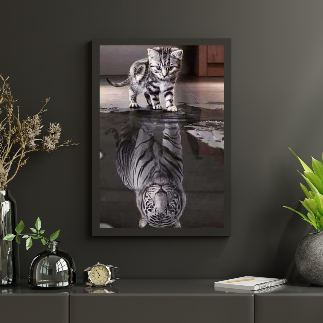 Diamond Painting Kitten naar Tijger  – SEOS Shop ®
