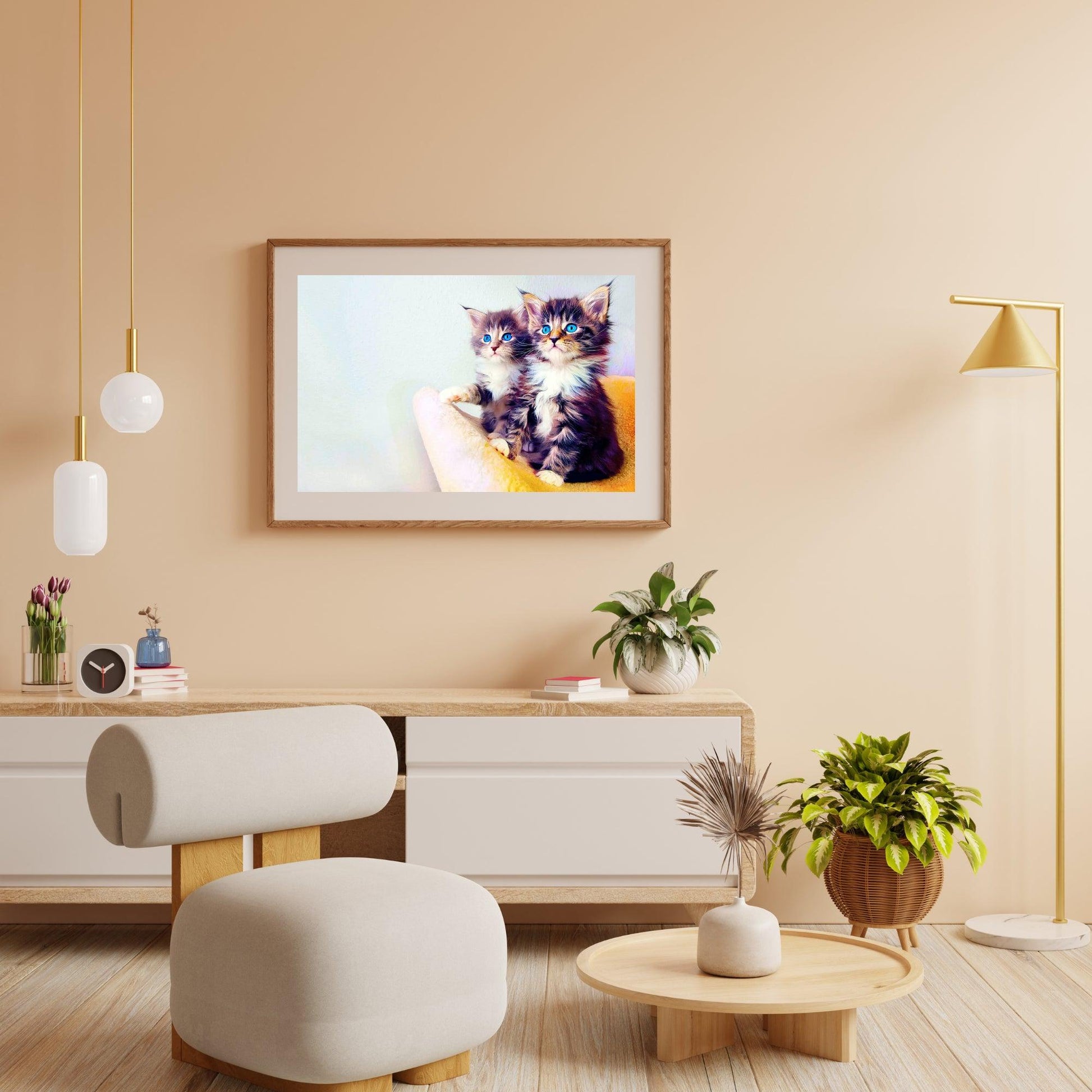 Diamond Painting Kittens met blauwe ogen - SEOS Shop ®
