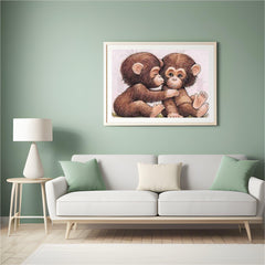 Diamond Painting Kleine Apen  – SEOS Shop ®