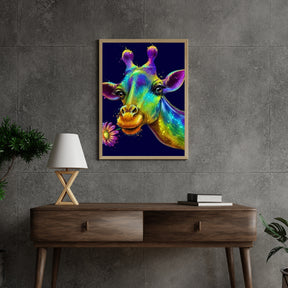 Diamond Painting Kleurrijke Giraffe - SEOS Shop ®