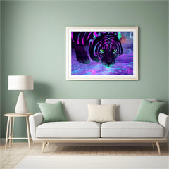 Diamond Painting Kleurrijke Tijger - SEOS Shop ®