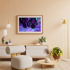 Diamond Painting Kleurrijke Tijger - SEOS Shop ®