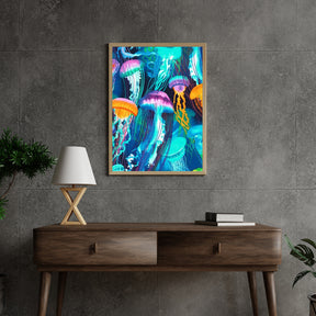 Diamond Painting Kleurrijke kwallen - SEOS Shop ®