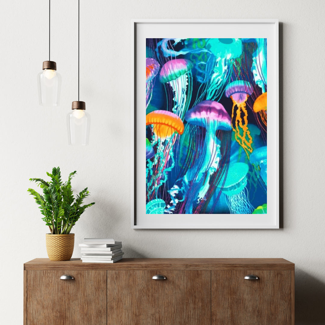 Diamond Painting Kleurrijke kwallen - SEOS Shop ®