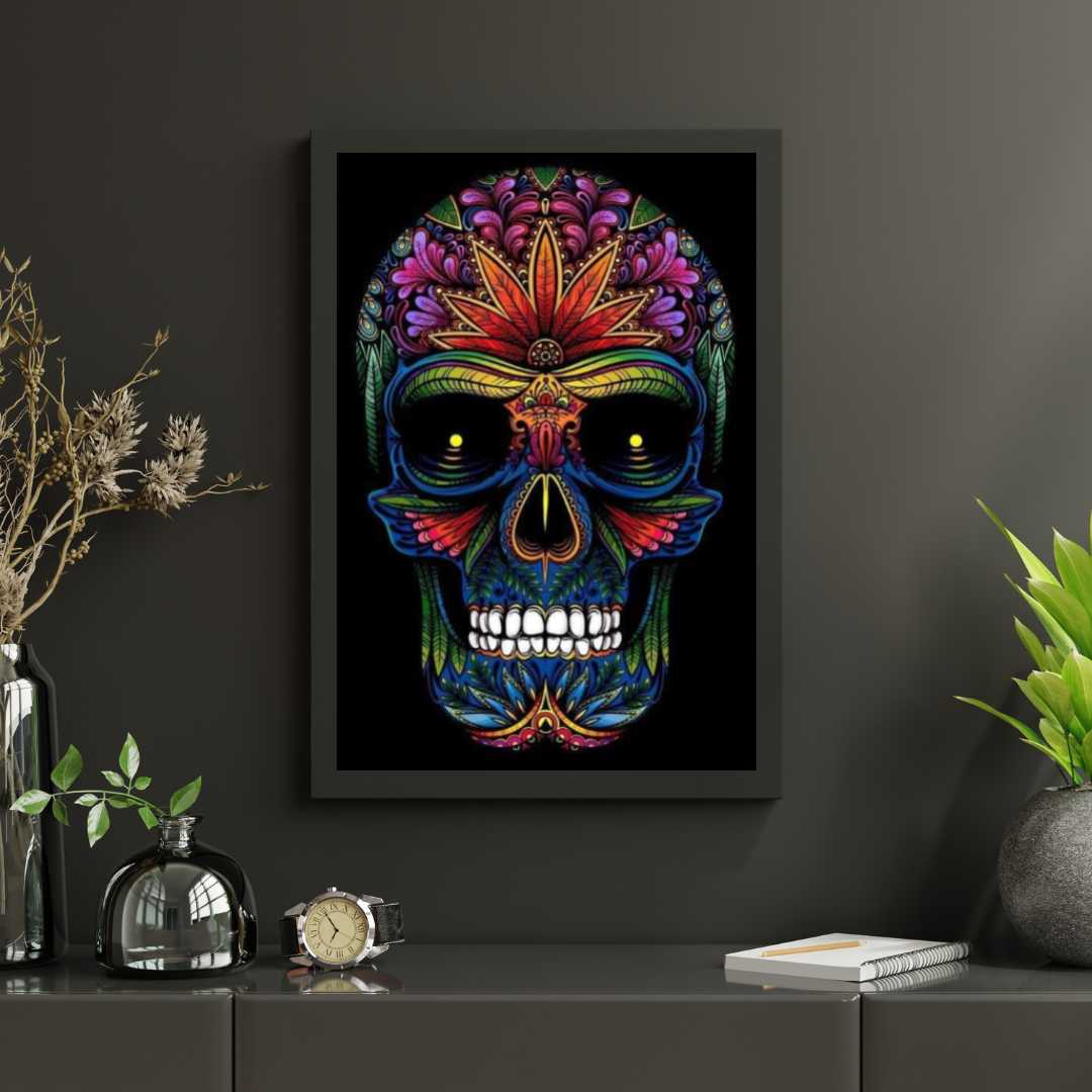 Diamond Painting Kleurrijke schedel - SEOS Shop ®