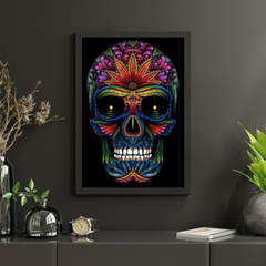 Diamond Painting Kleurrijke schedel - SEOS Shop ®