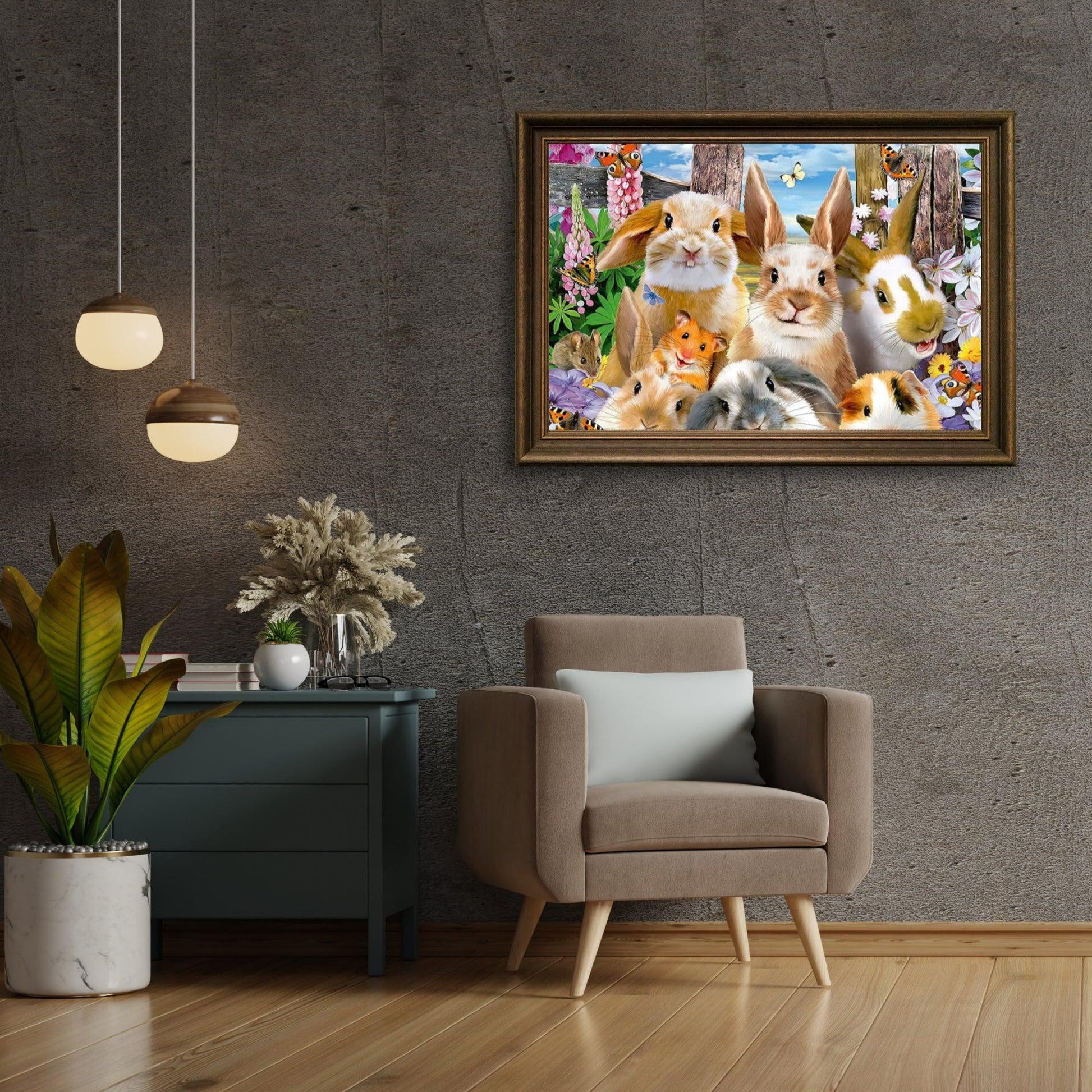 Diamond Painting Konijnen Familie - SEOS Shop ®