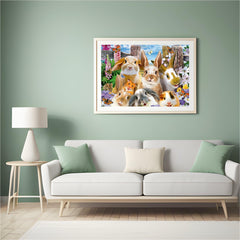 Diamond Painting Konijnen Familie - SEOS Shop ®