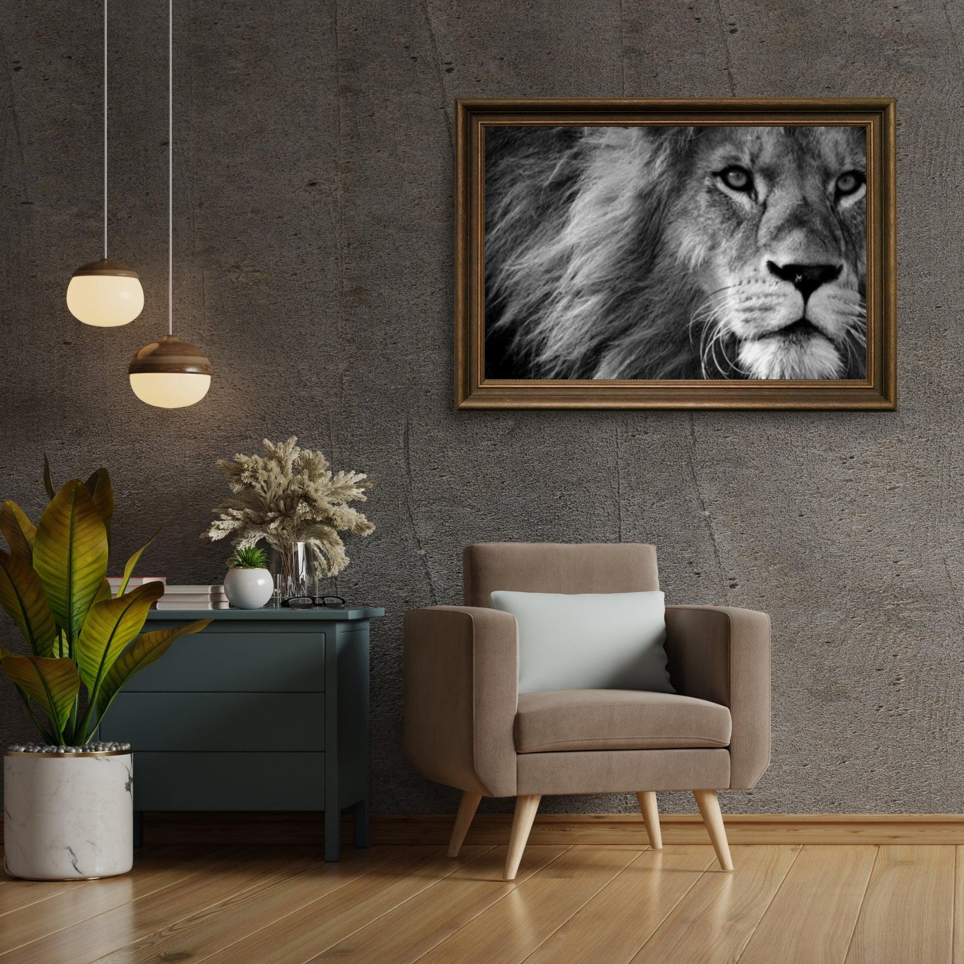 Diamond Painting Leeuw in zwart wit – SEOS Shop ®