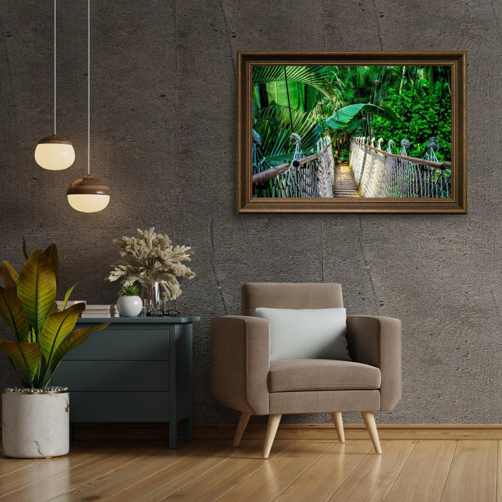Diamond Painting Loopbrug in de Jungle – SEOS Shop ®