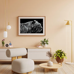 Diamond Painting Luipaard zwart wit - SEOS Shop ®
