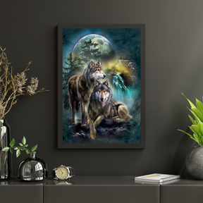 Diamond Painting Maan Wolven - SEOS Shop ®