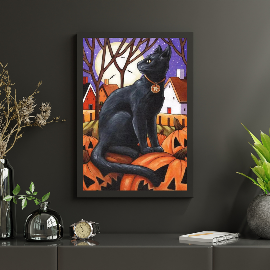 Diamond Painting Maankat & Pompoenen