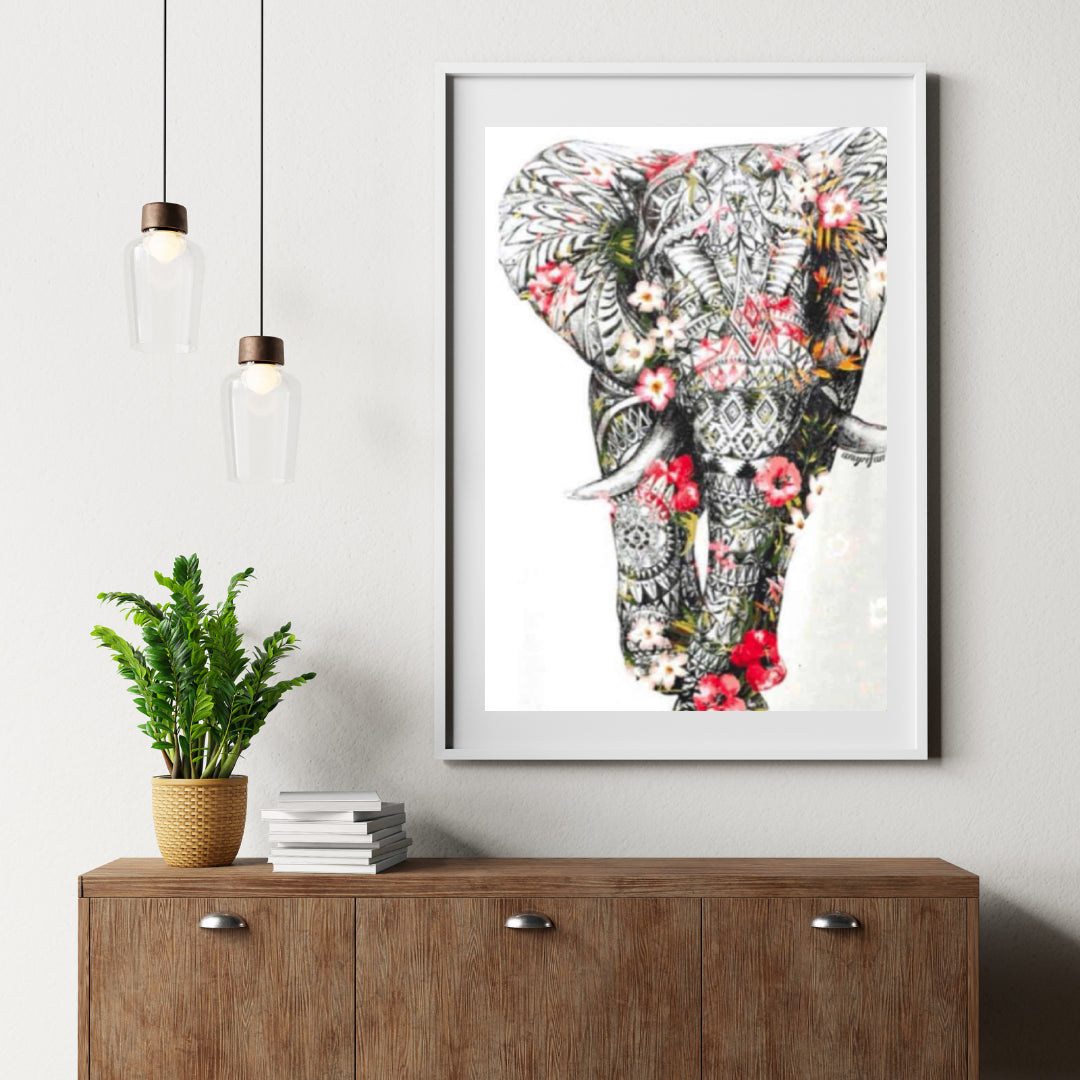 Diamond Painting Mandala Olifant - SEOS Shop ®