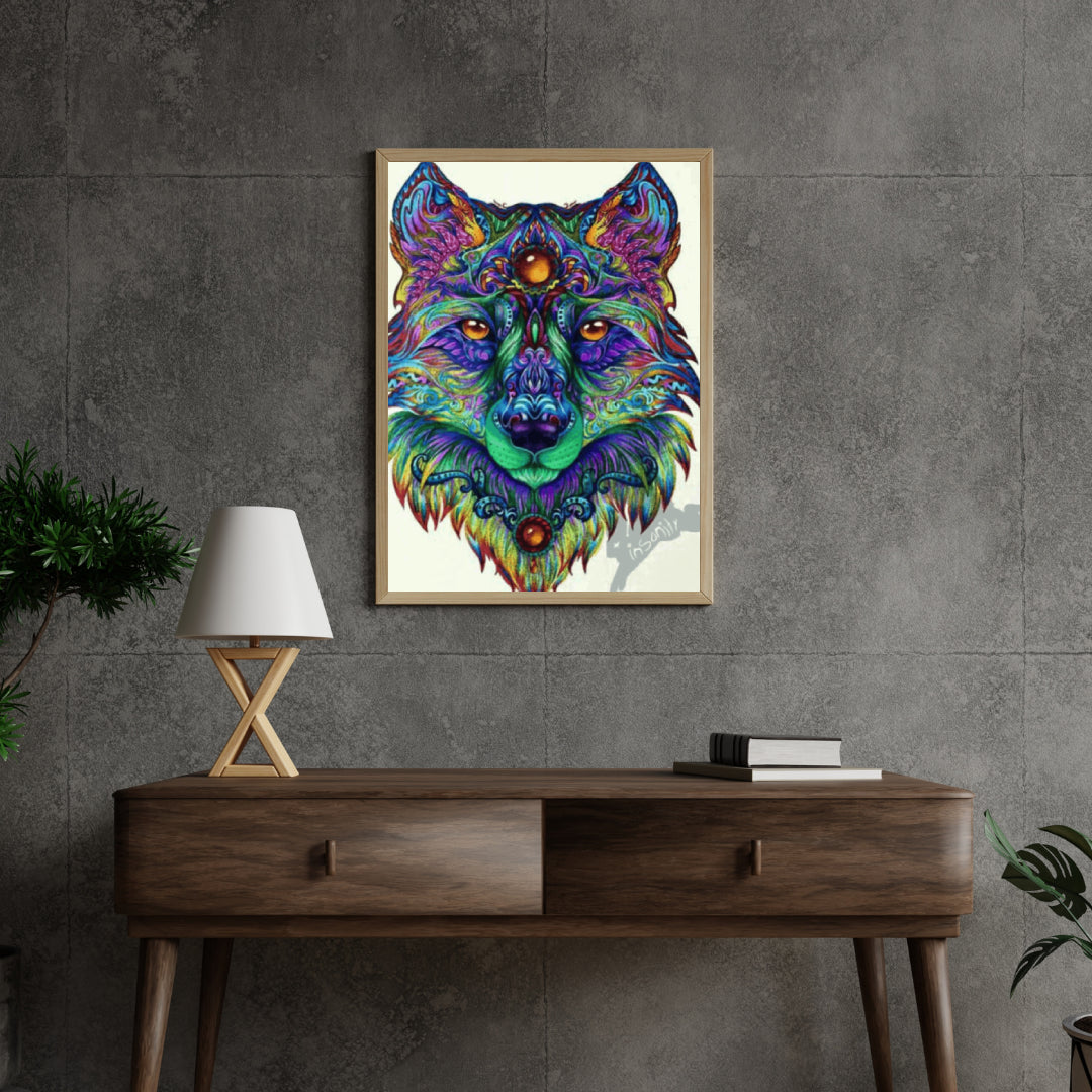 Diamond Painting Mandala Wolf – SEOS Shop ®