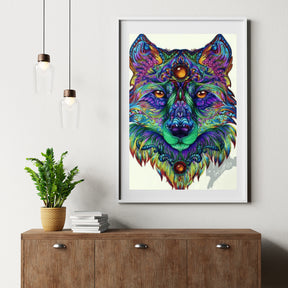 Diamond Painting Mandala Wolf – SEOS Shop ®
