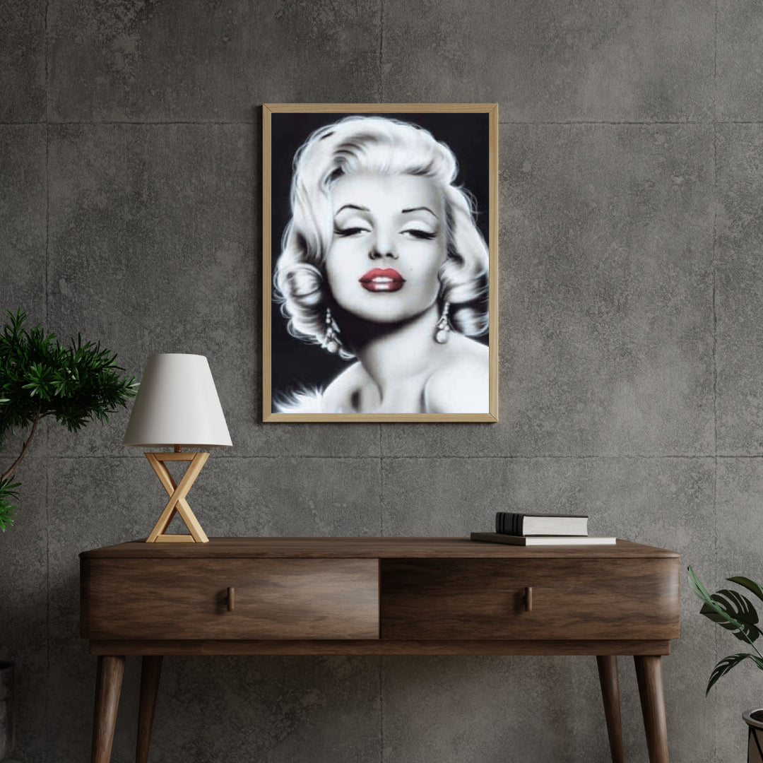 Diamond Painting Marilyn Monroe in zwart wit - SEOS Shop ®