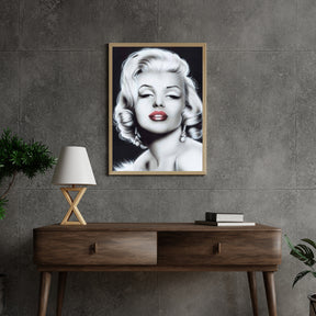 Diamond Painting Marilyn Monroe in zwart wit - SEOS Shop ®