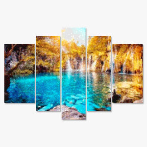 Diamond Painting Meer in het zonlicht 5 luik - SEOS Shop ®