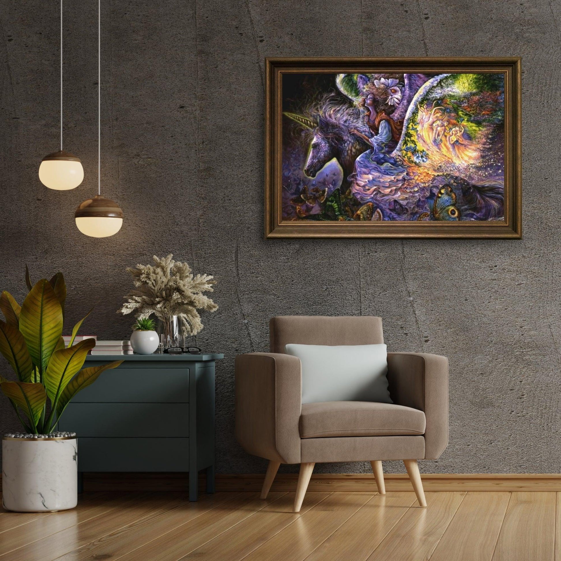 Diamond Painting Meisje in het fantasie paard - SEOS Shop ®