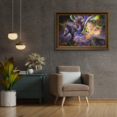 Diamond Painting Meisje in het fantasie paard - SEOS Shop ®