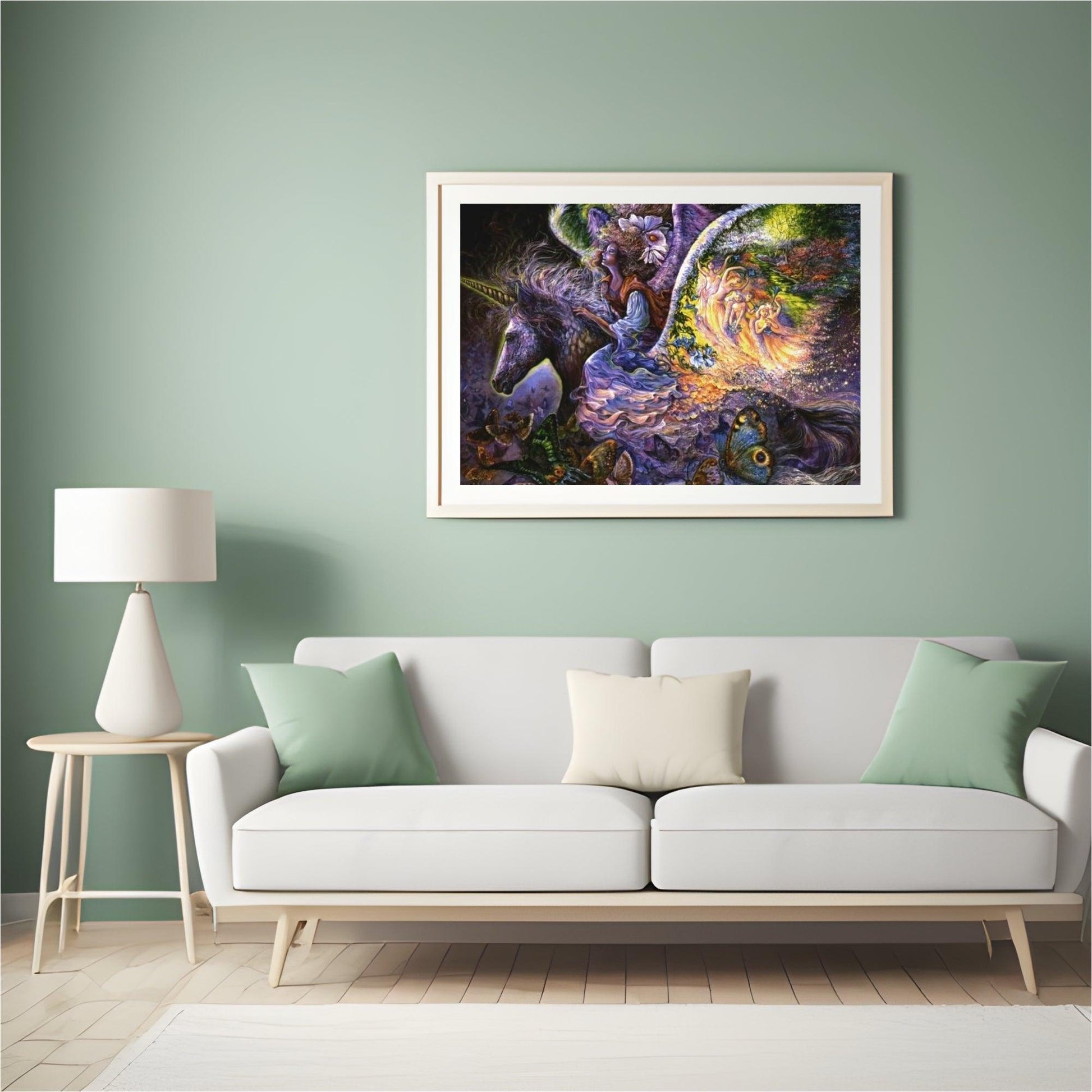 Diamond Painting Meisje in het fantasie paard - SEOS Shop ®
