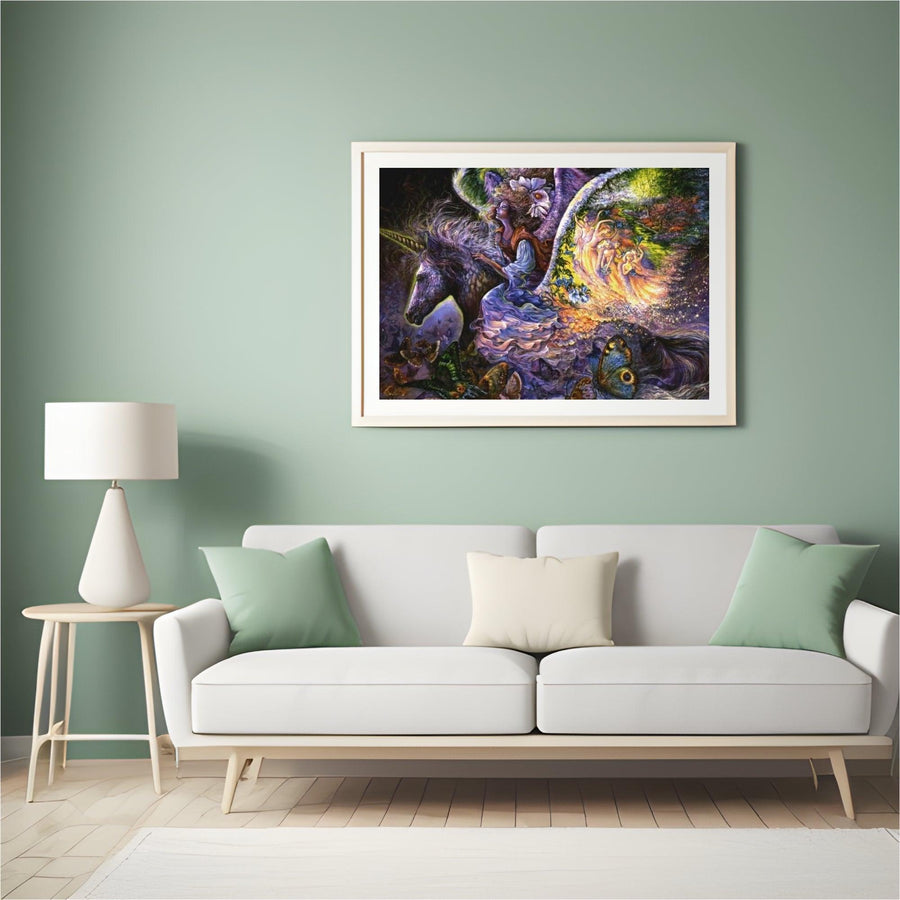 Diamond Painting Meisje in het fantasie paard - SEOS Shop ®